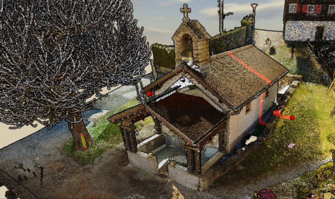 Relevé Laserscan – Chapelle de Loye