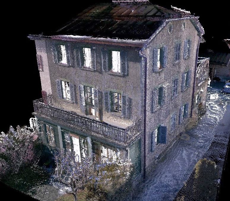 Relevé Laserscan – Maison à Ardon