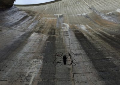 Drone : auscultation de barrages