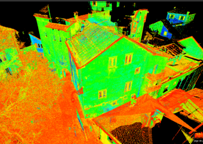 Relevé Laserscan- Maison Platea à Sion