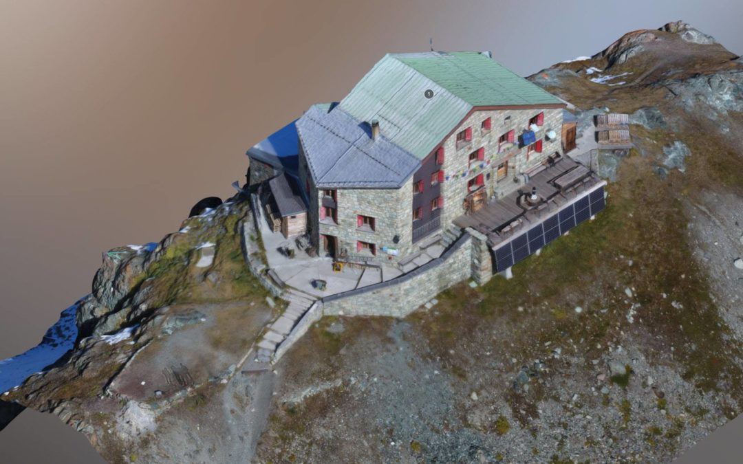 Cabane des Dix  Relevés drone