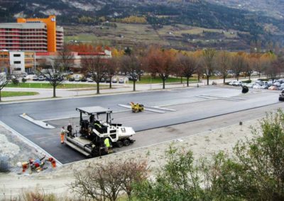 Parking ICHV et tranchée d’infiltration